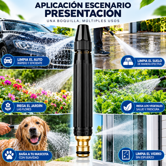 Boquilla Para Manguera Ajustable | Limpieza y Riego